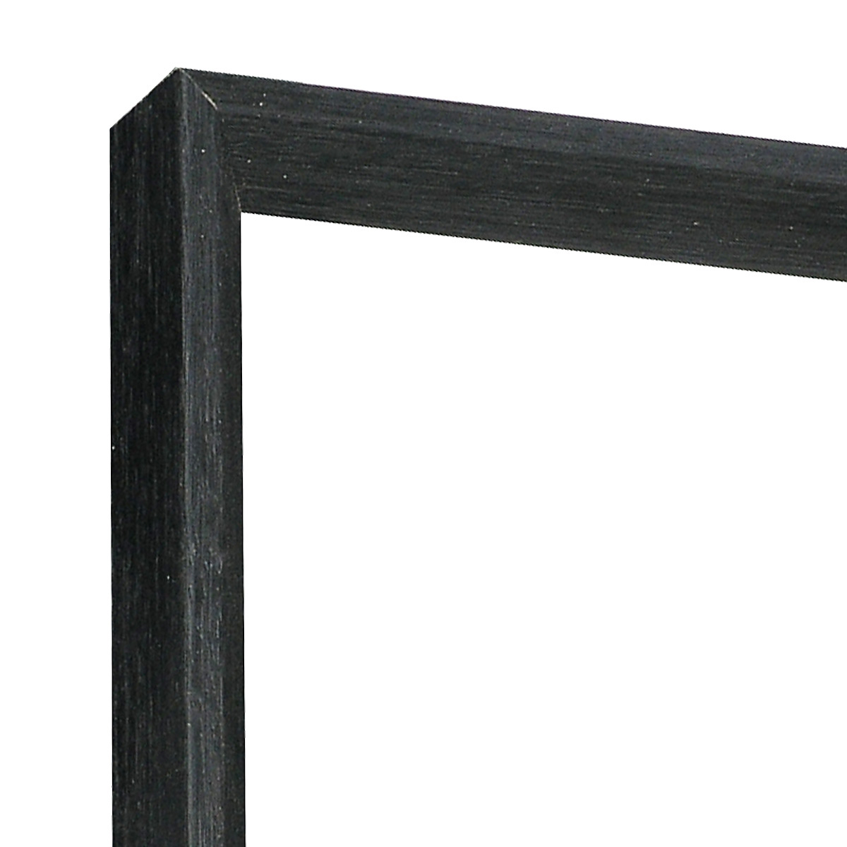 Moulding ayous 25mm height, 14mm width, black - Corner