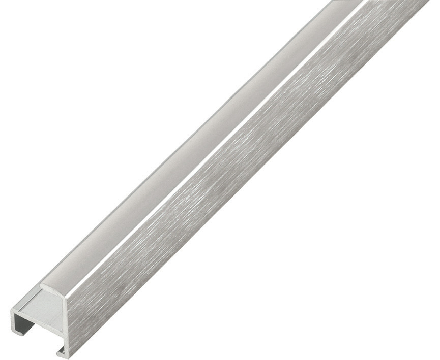 Aluminum moulding, satin silver