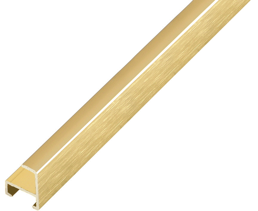 Aluminum moulding, glossy gold