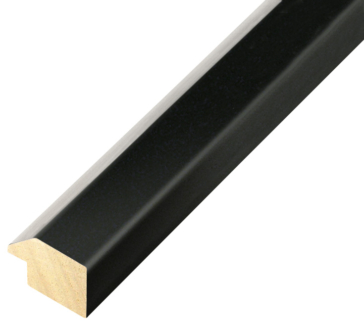 Moulding ayous, width 28mm height 20 - Black - 128NEROARG