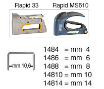 Staples 14 mm for Rapid, Rocama etc - Pack 5000