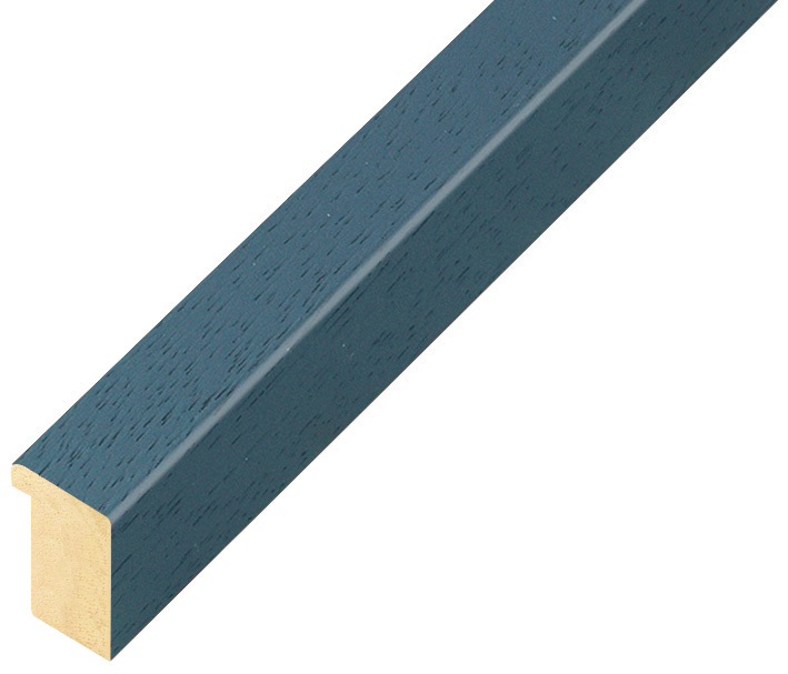 Moulding ayous, width 15mm height 20 - Blue denim