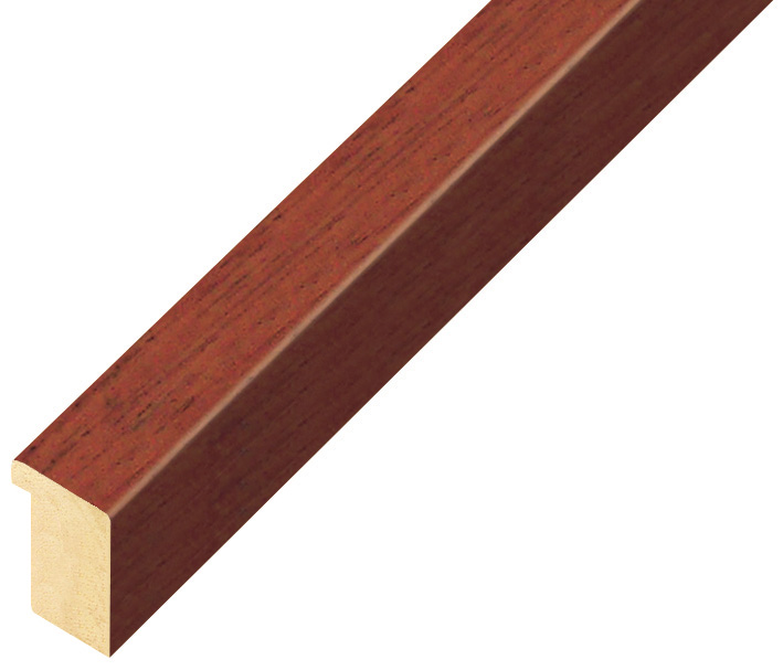 Moulding ayous, width 15mm height 20 - Mahogany - 16MOGANO