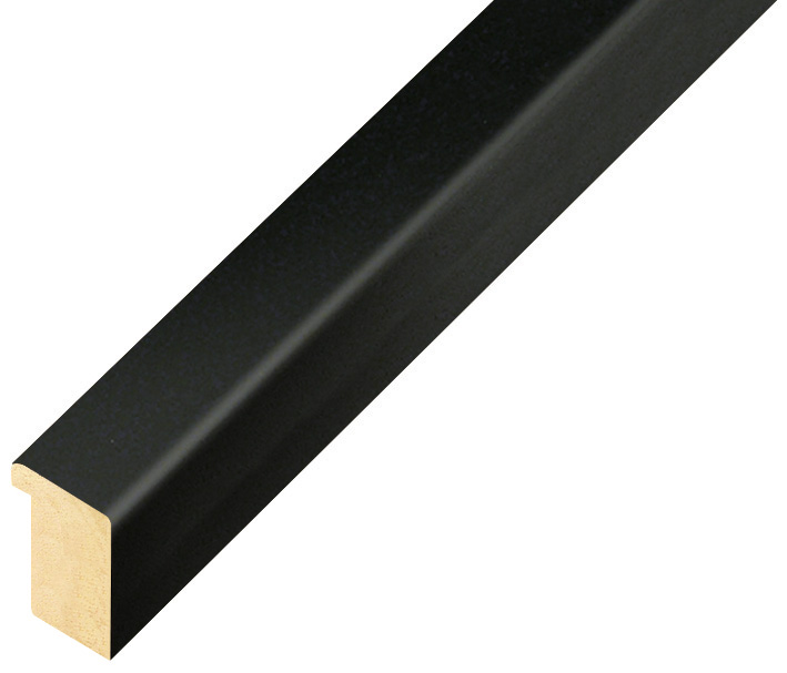 Moulding ayous, width 15mm height 20 - Mat Black
