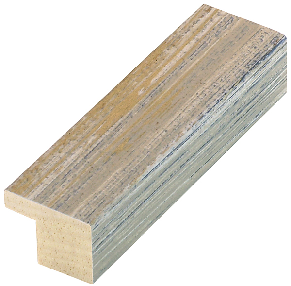 Moulding ayous flat 20mm - mottled, beige - 20BEIGE