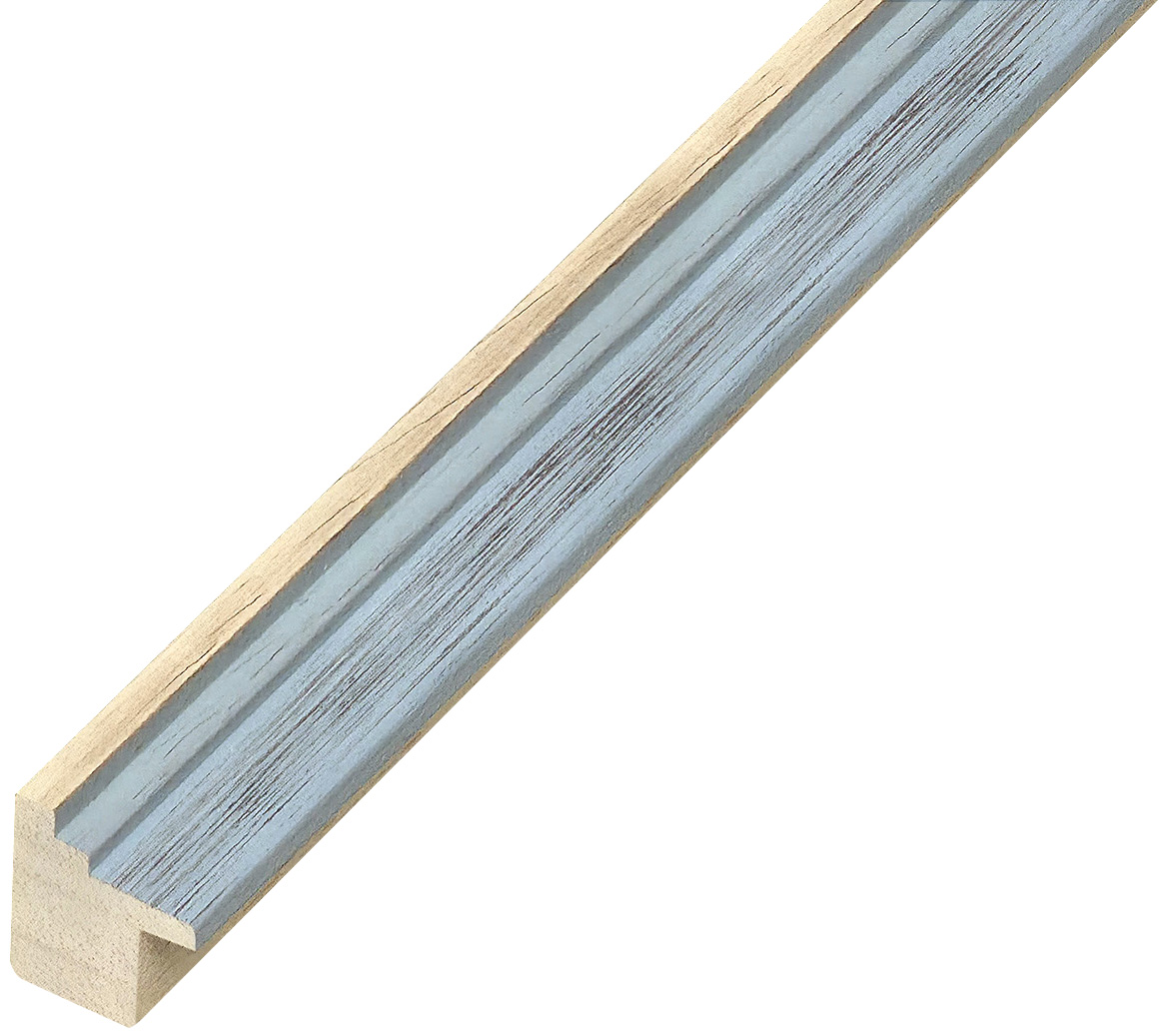 Moulding ayous, width 19mm, height 22 - Light blue - 233AZZ