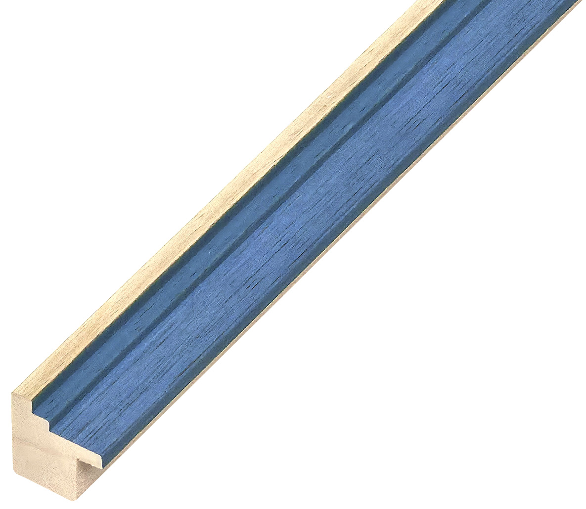 Moulding ayous, width 19mm, height 22 - Blue - 233BLU