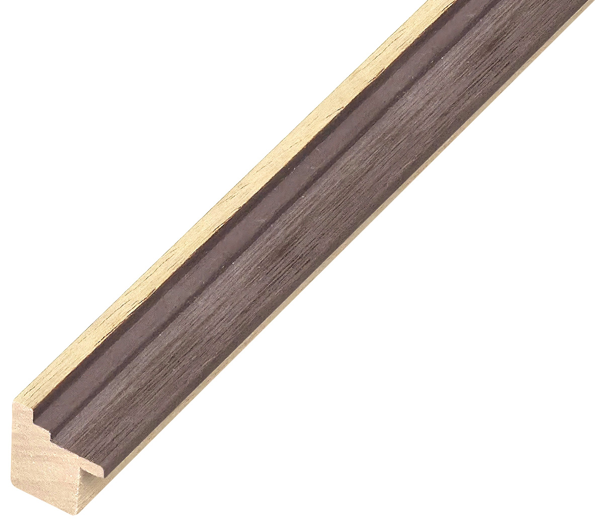 Moulding ayous, width 19mm, height 22 - Plum colour - 233PRUGNA