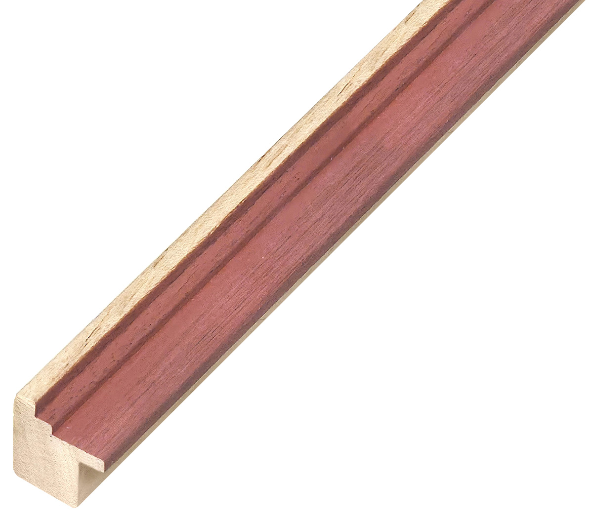 Moulding ayous, width 19mm, height 22 - Red - 233ROSSO