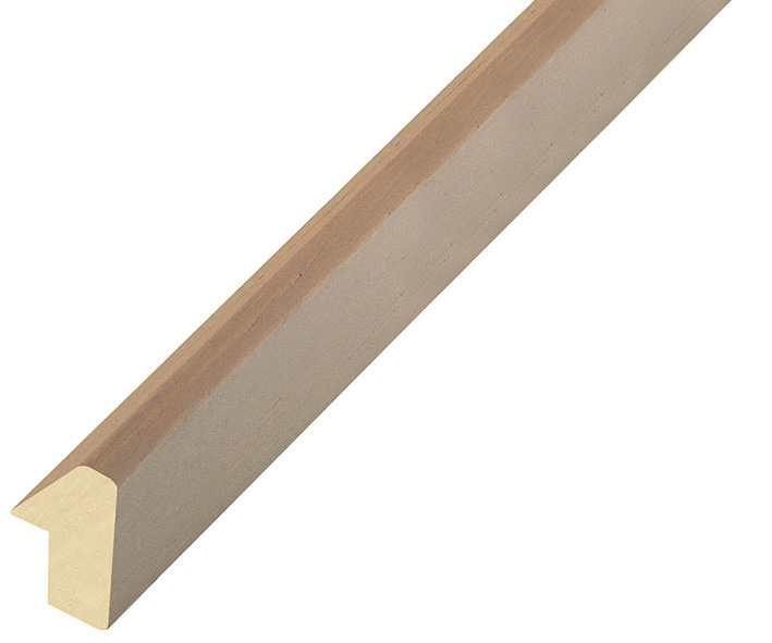 Moulding ayous 25mm height, 14mm width, sand - 249SABBIA