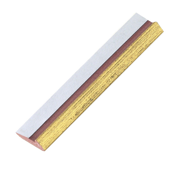 Slip plastic, gold, with double-side adhesive tape - 2539