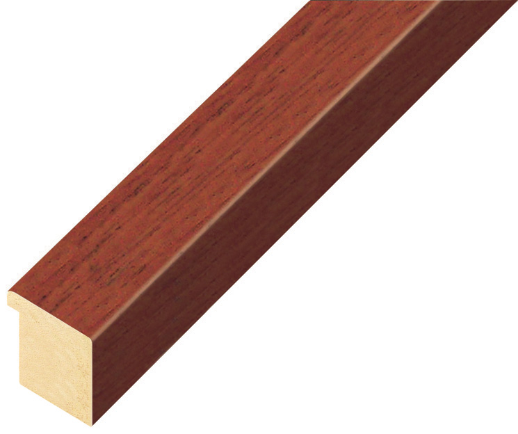 Moulding ayous, width 20mm height 20 - Mahogany - 26MOGANO