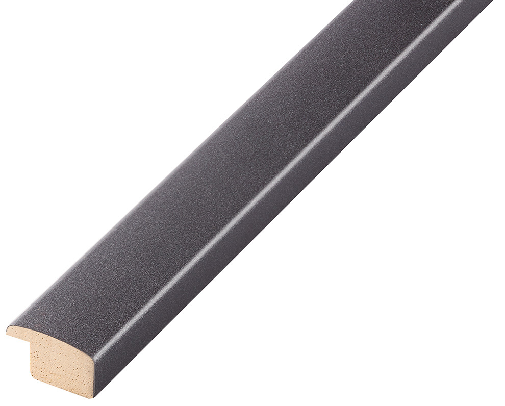 Moulding ayous, width 23mm height 13 - matt lead