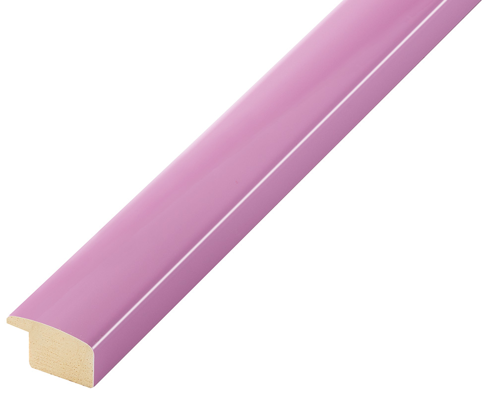 Moulding ayous, width 23mm height 13 - glossy finish, lilac