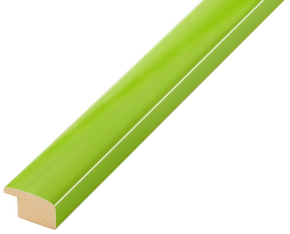 Moulding ayous, width 23mm height 13 - glossy finish, grass - 279PRATO