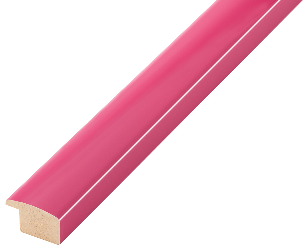 Moulding ayous, width 23mm height 13 - glossy finish, pink