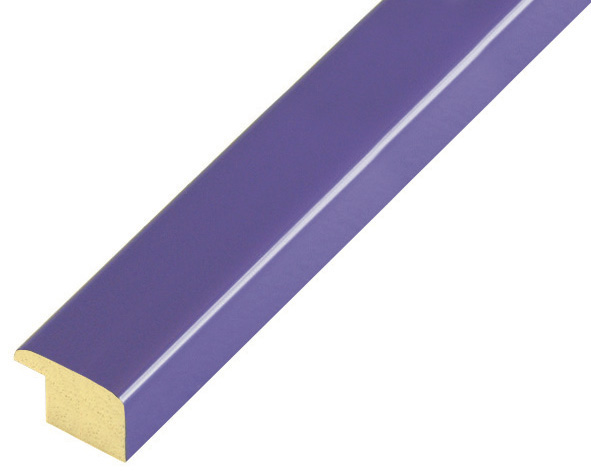 Moulding ayous, width 23mm, height 13 - glossy finish, violet - 279VIOLA