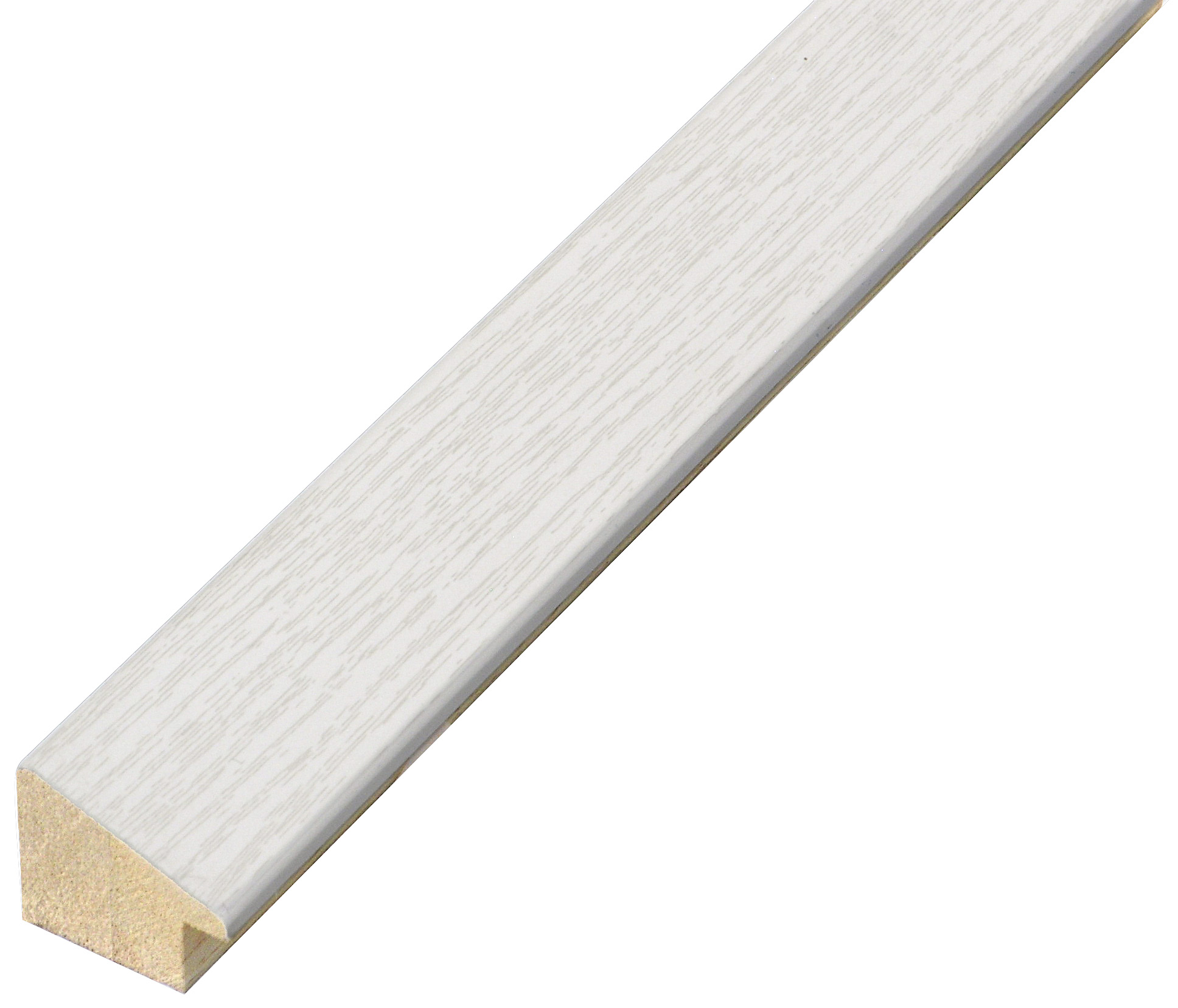 Moulding finger-jointed pine, width 26mm, height 23 - Cream - 284CREMA
