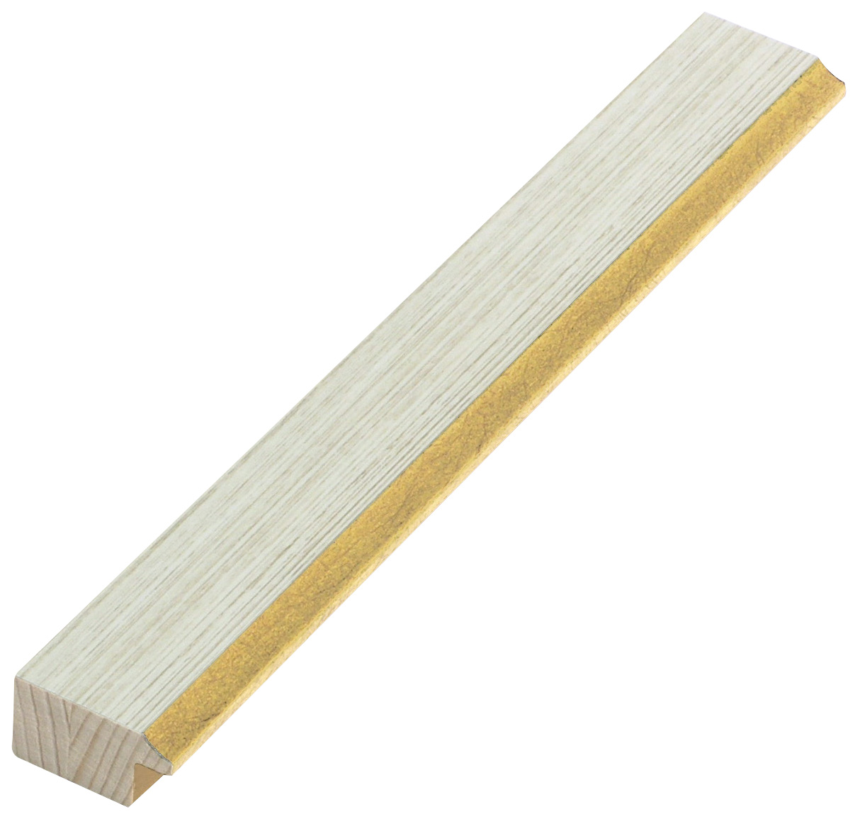 Liner finger-jointed pine 28mm - Cream, gold sight edge - 28CREMAORO