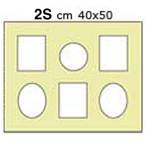Ready-made mountboards 400x500 mm - Cream