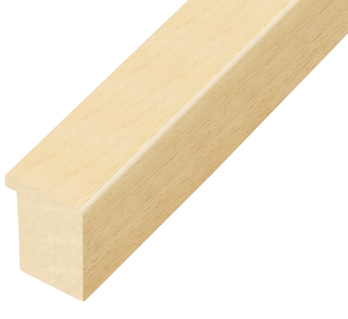 Moulding ayous, width 30mm, height 32mm, bare timber - 3032G