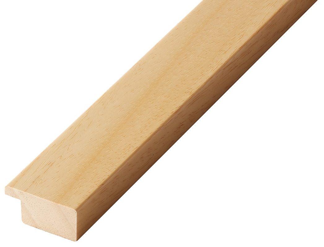 Moulding ayous, width 30mm height 14 - natural wood - 30NAT