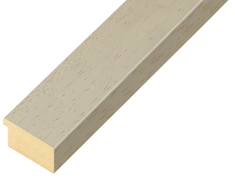 Moulding ayous, width 30mm height 14 - beige, open grain - 31BEIGE