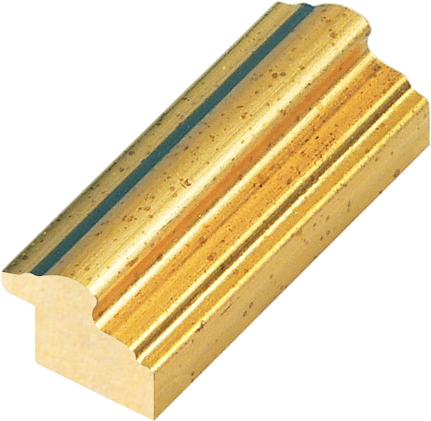 Moulding ayous 29mm - gold leaf finish - 357ORO