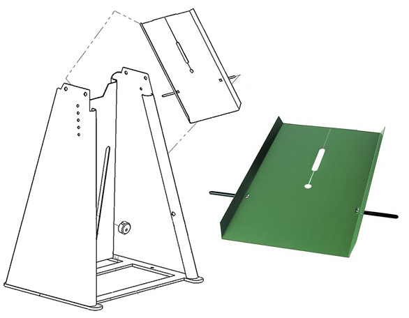 Waste chute for Morso guillotine