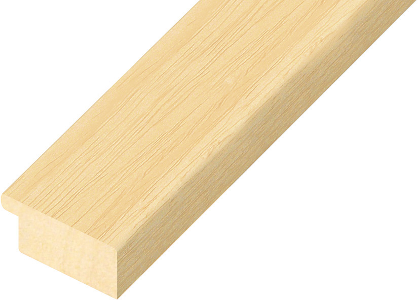 Moulding lime tree, width 40mm, height 20mm, bare timber - 4020T