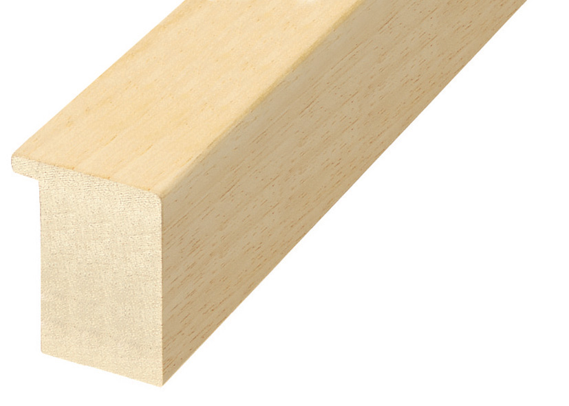 Moulding ayous, width 40mm, height 55mm, bare timber - 4055G