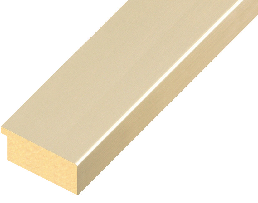 Moulding ayous, width 40mm height 16 - platinum 