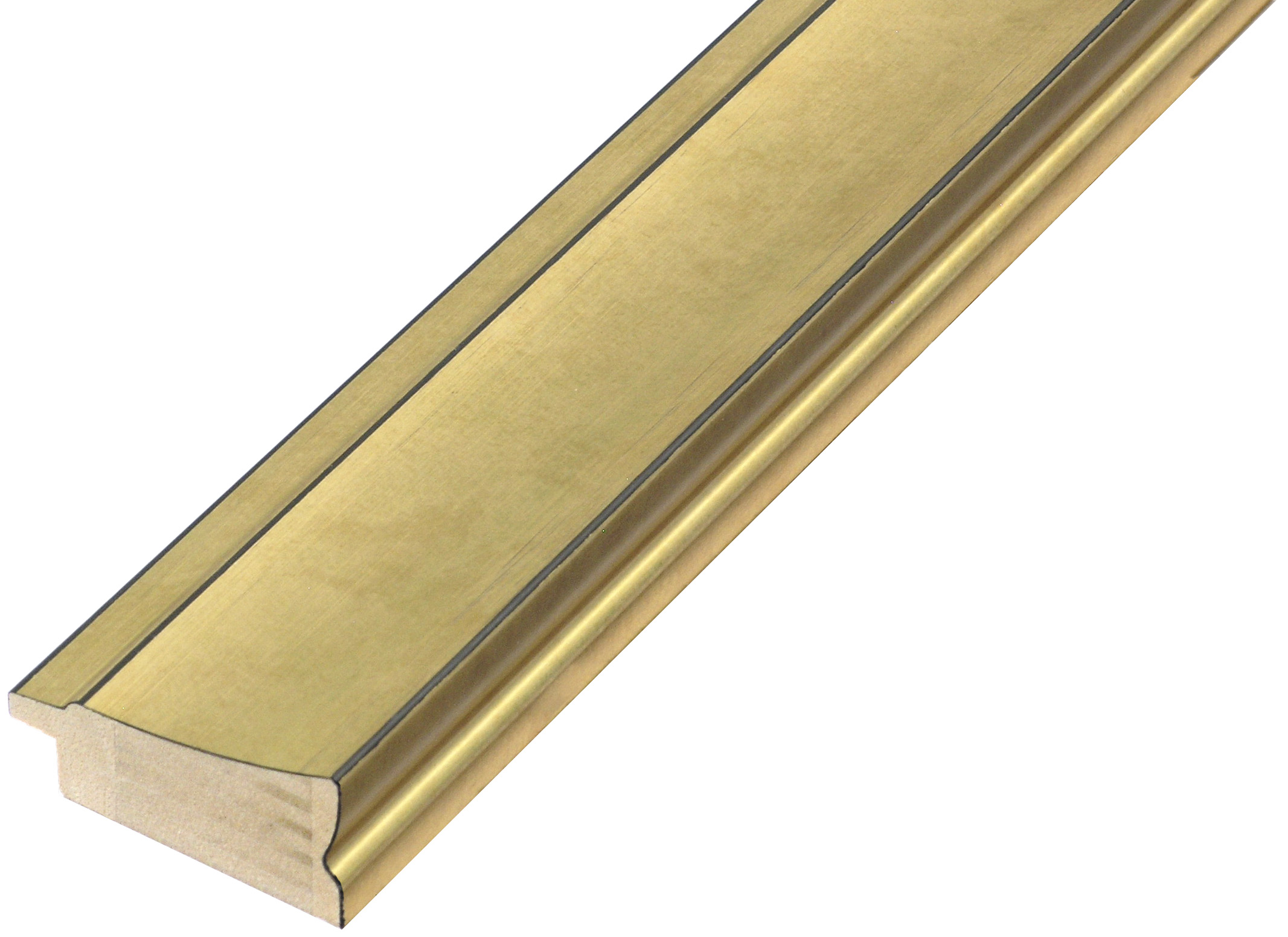 Moulding ayous jointed, width 43mm height 22 - gold - 423ORO