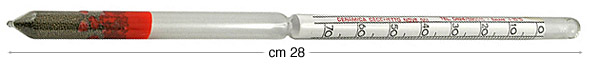 Densimeter for measuring the density of ceramic mixture