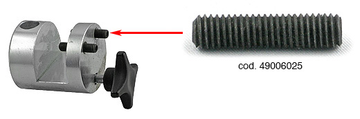 Countersunk screw for guillotine Morso