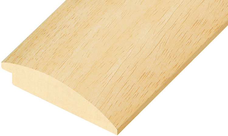 Moulding ayous, width 77mm, height 22mm, bare timber