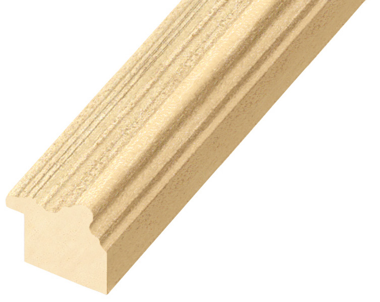 Moulding ayous, width 33mm, height 30mm, bare timber - 542G