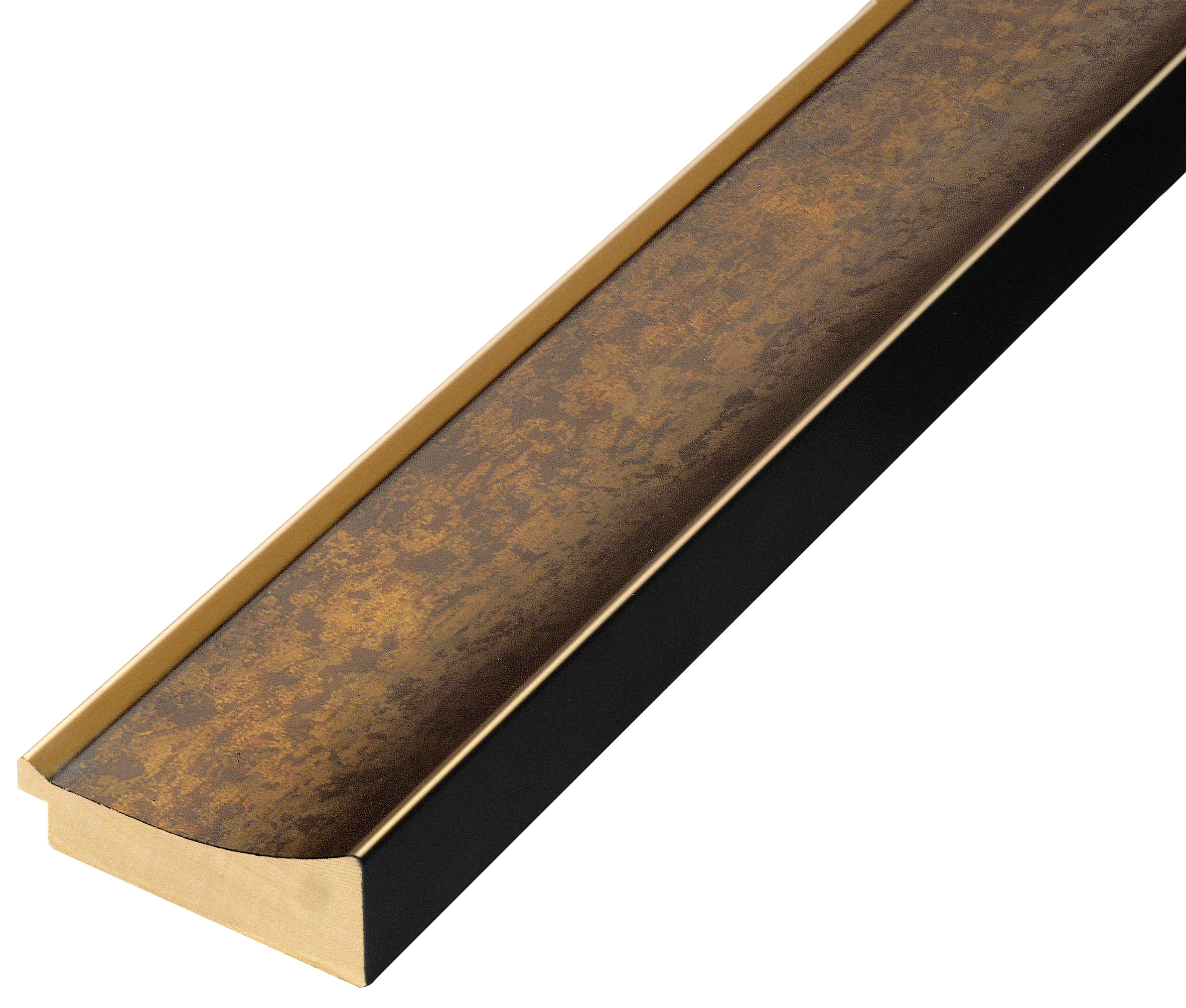 Moulding ayous width 75mm Height 20, gold, bronze finish