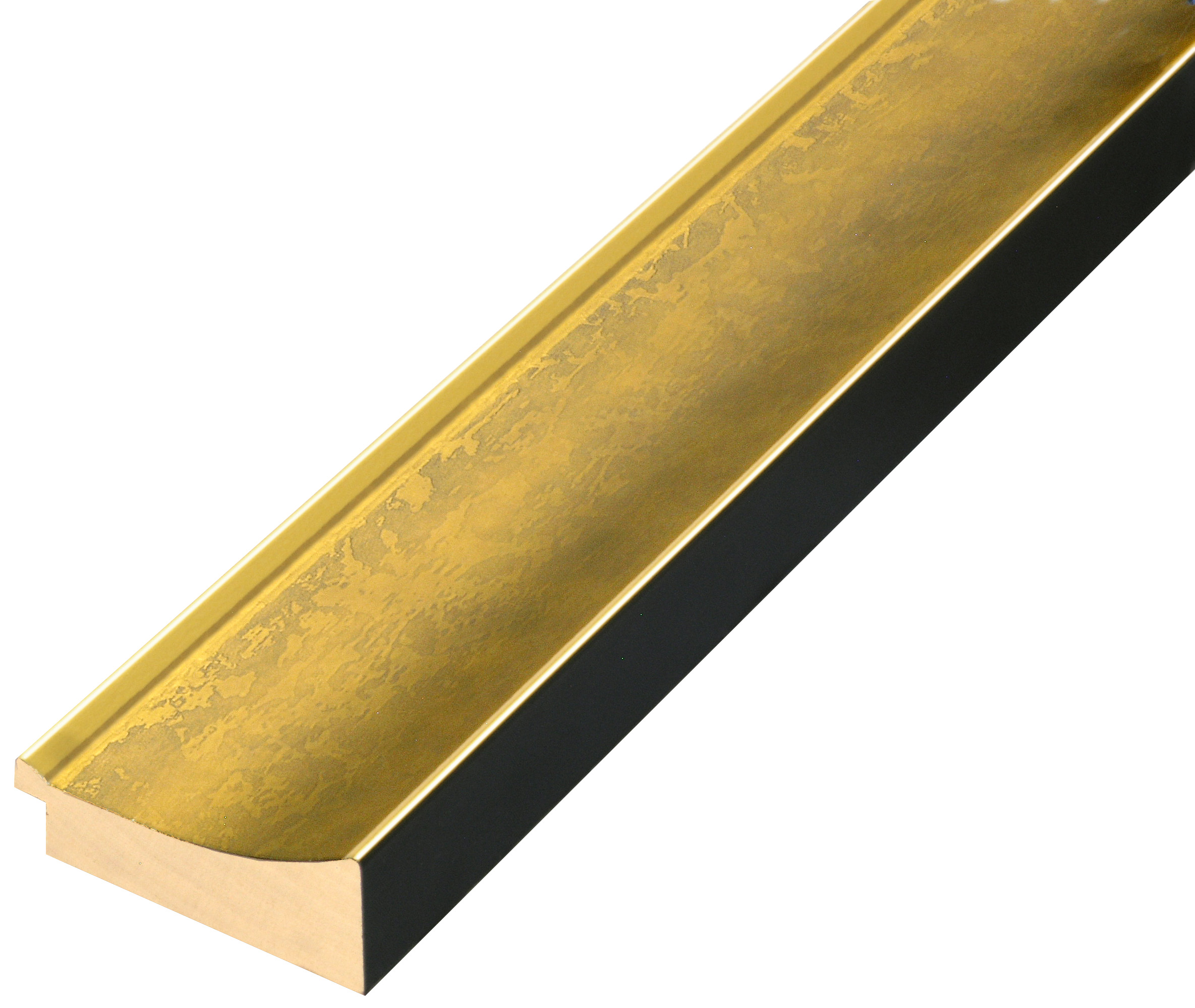 Moulding ayous width 75mm Height 20, gold, gold finish