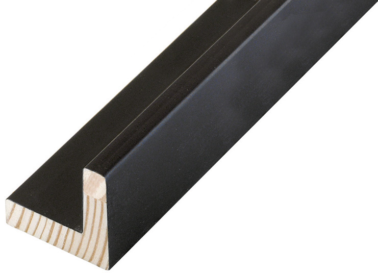 Corner sample of moulding 588NERO - C588NERO