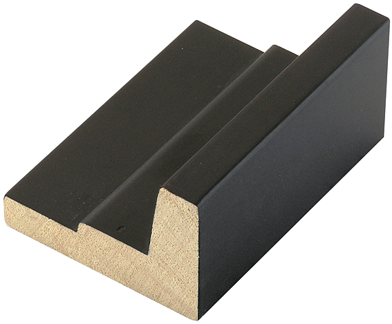 Corner sample of moulding 591NERO - C591NERO