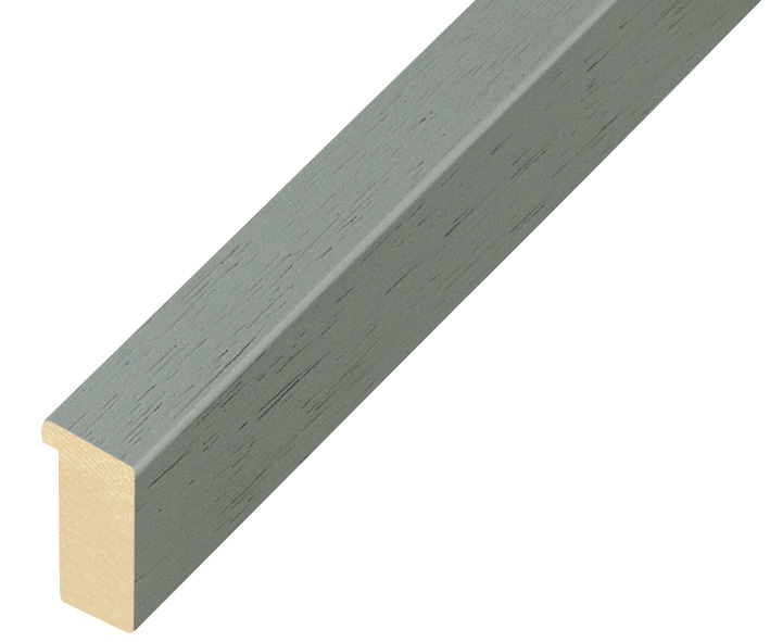 Moulding ayous, width 15mm height 25 - smoke gray - 608FUMO