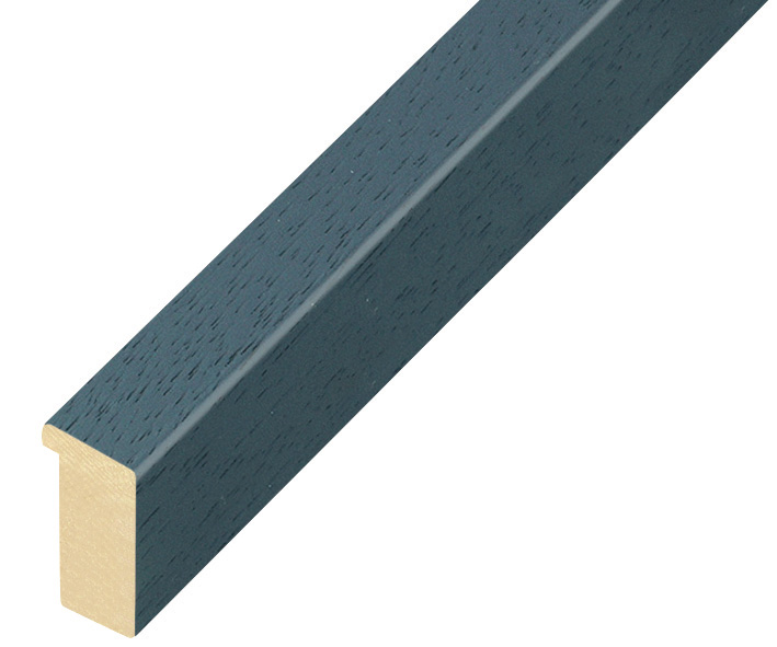 Moulding ayous, width 20mm height 32 - Blue denim