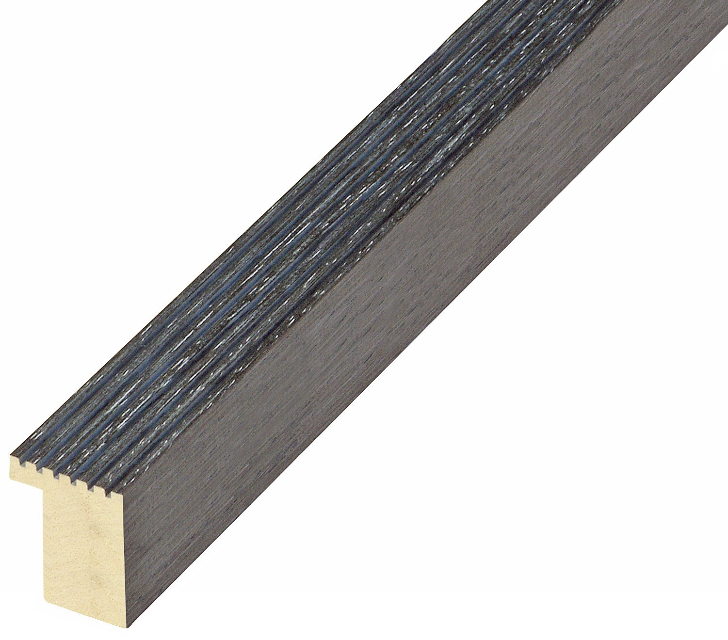 Moulding ayous, width 24mm, height 33 - Iron gray - 643FERRO