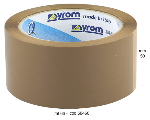 Brown adhesive tape - mm 50x66 mt