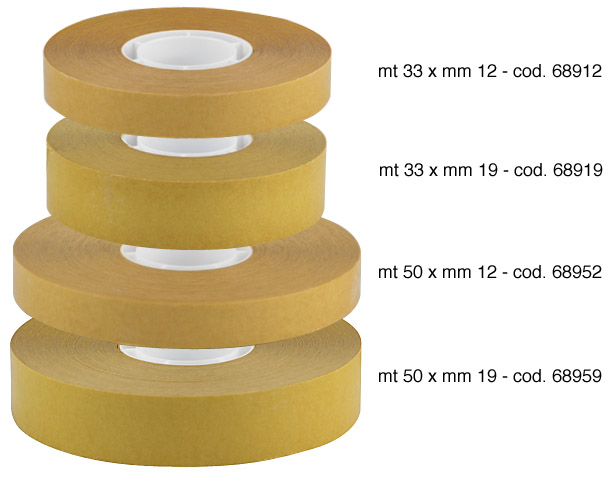Transfer adhesive tape - mm 12x50 mt