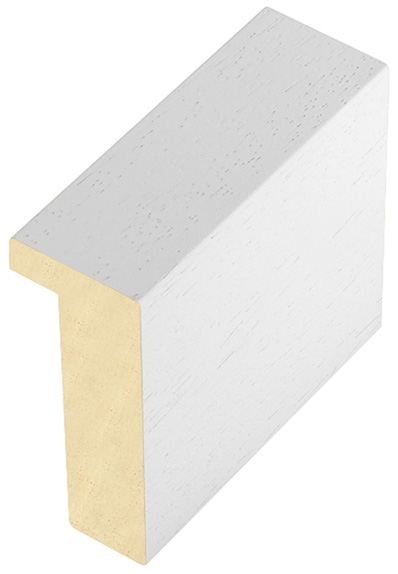 Corner sample of moulding 749BIANCO - C749BIANCO