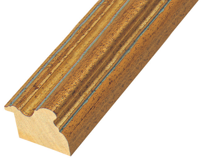 Moulding ayous, width 55mm, height 45 - Copper-gold - 791ORO