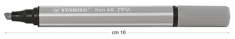 Stabilo Pen 68 MAX markers, Cold Grey