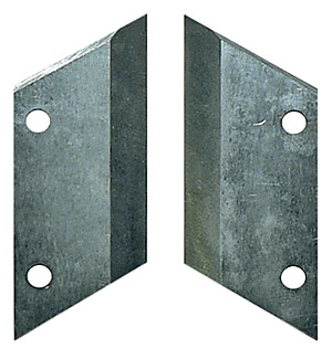 Pair of spare blades for bench guillotine Alfamacchine